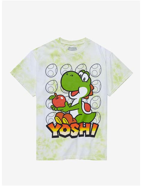 Super Mario Yoshi Apple Tie Dye T Shirt Hot Topic
