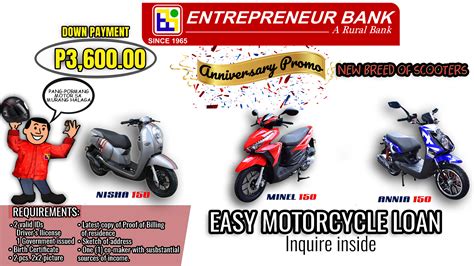 Motorcycle Loannew2 Entrepreneur Bank
