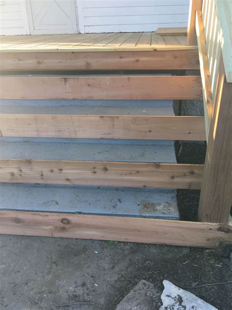 Building Wood Stairs Over Concrete Steps Carynpritchard
