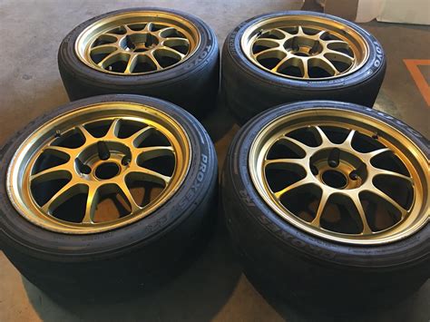 Fs 17x9 Et 45 Gold Trm Ff 10 Track Wheels With 2554017 Nitto Nt 01 Tires