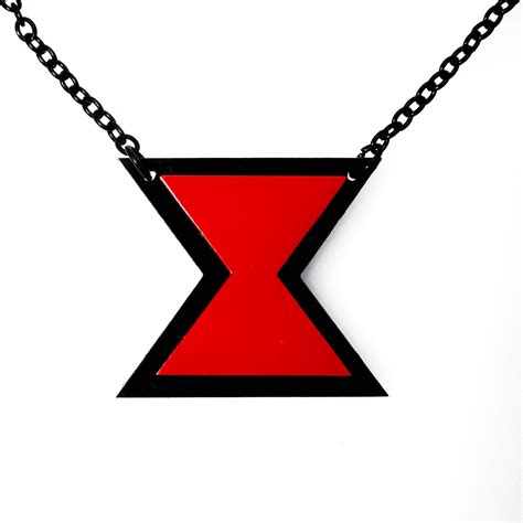Black Widow Hourglass Necklace ⋆ Its Just So You