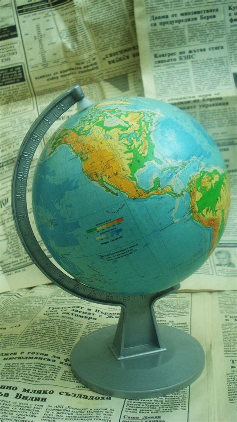 Vintage Small Globesmall World Globeold Globe Vintage World Etsy