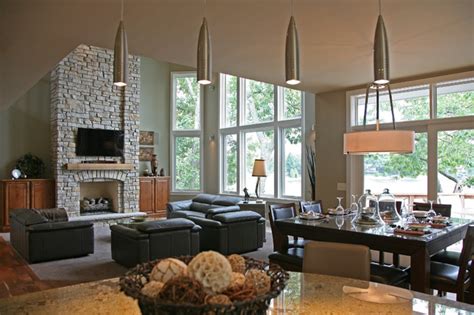 Lake House Contemporary Kitchen Milwaukee By