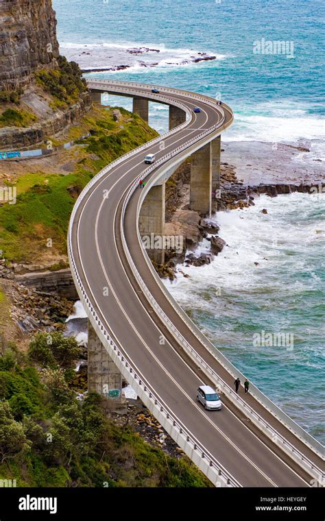 Sea Cliff Bridge Clifton Australia High Resolution Stock Photography