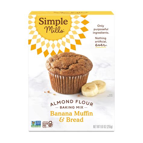 Simple Mills Almond Flour Baking Mix Gluten Free Banana Bread Mix