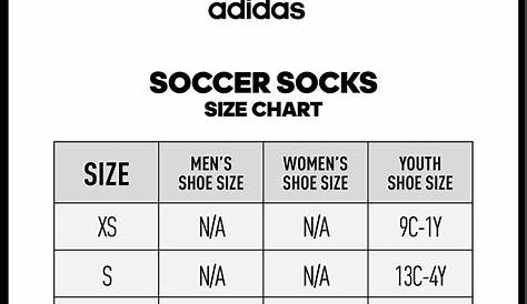 Sock Size Chart Adidas | ubicaciondepersonas.cdmx.gob.mx