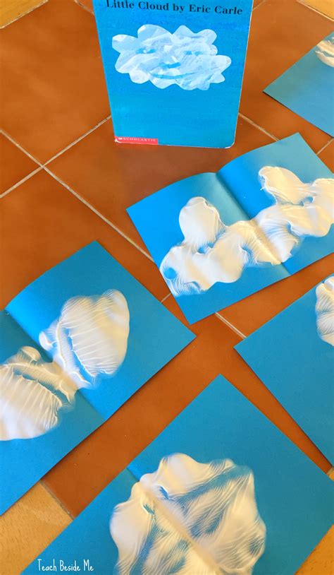 Ink Blot Cloud Shapes Craft For Little Cloud Book Teach Beside Me