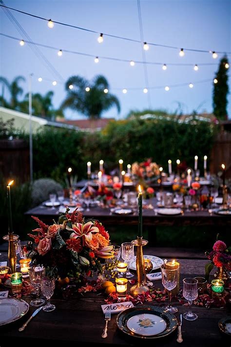 You can even mix and match metallics to add a modern touch to this party theme. Colorful Backyard Anniversary Party in 2020 | 10th wedding ...