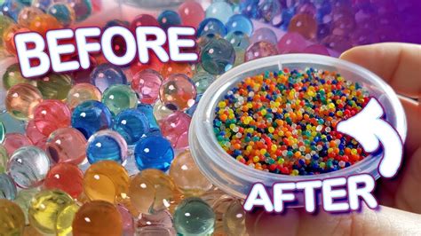 shrinking 15000 bloated orbeez satisfying relaxing youtube