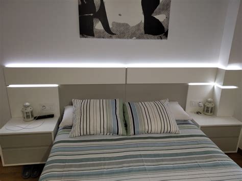 Cabezal Luz Led En 2020 Dormitorios Muebles A Medida Habitaciones