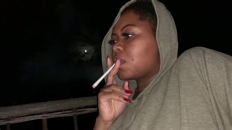 Its Chilly Smoke With Me Smoke Fetish Black Girl Smoking Youtube