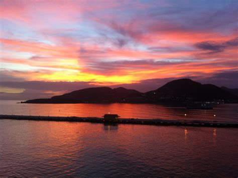 Sunset In St Maarten July 2013