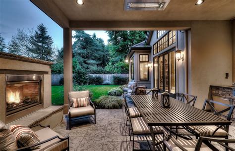 Private Residence Pacific Northwest Transitional Patio Seattle