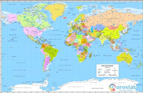 Dünya haritası Eurostar