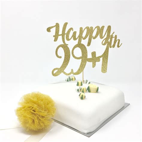 Funny 30th Birthday Cake Topper 29 Plus 1 Available For All Age 40th 50th 60th 70th 80th