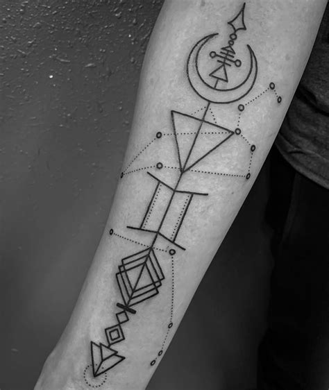 They are always on the. First tattoo for Dexter. Gemini zodiac arrow with Leo and ...