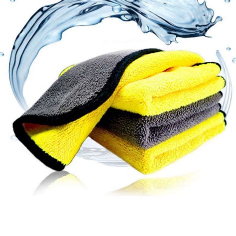 Microfiber Cleaning Drying Towel For Car Wash1 Pcsyellow Walmart