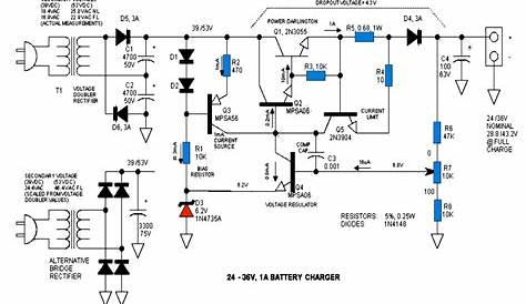 24V, 36V, 48V Battery Charger Circuit | Expert Circuits