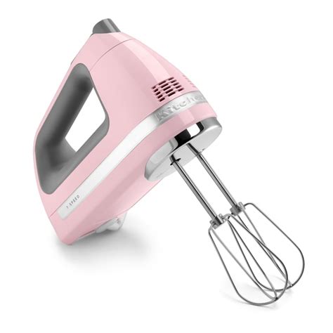 Shop Kitchenaid Pink 7 Speed Hand Mixer Free Shipping On