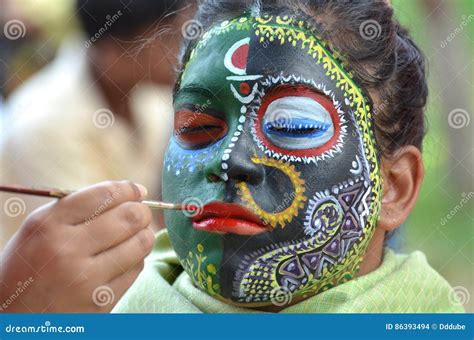 Indian Face Paint Designs