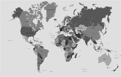 Peta Dunia Lengkap Dengan Nama Negara Dan Sejarah Pembuatannya