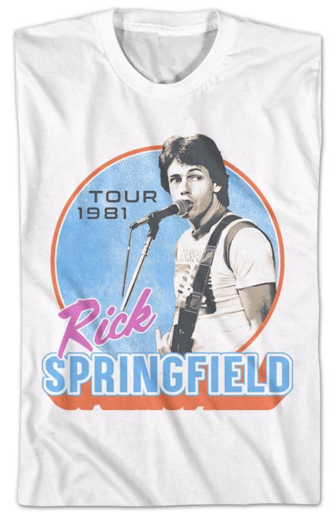 Tour 1981 Rick Springfield T Shirt