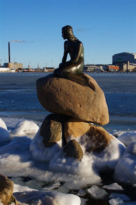 Copenhagen The Little Mermaid Statue Denmark