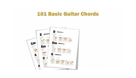 guitar chord chart with finger position pdf