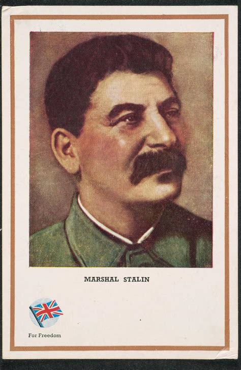 Postcard Marshal Stalin