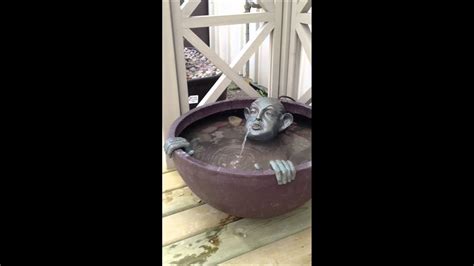Man In Barrel Fountain Youtube