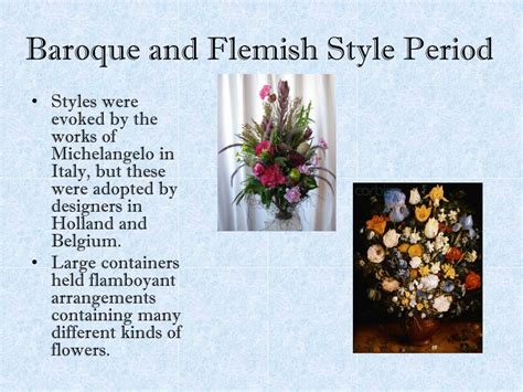 Ppt The History Of Floral Design Powerpoint Presentation Free