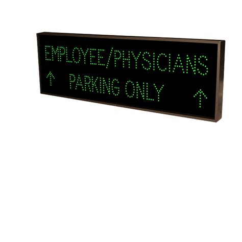 Employee And Physicians Parking Led Sign 34547 Hospital Signs