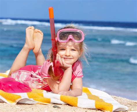 Child Playing On Beach Stock Photo Image Of Face Happy 18216220
