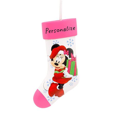 Hallmark Christmas Ornaments Disney Minnie Mouse Stocking Personalized