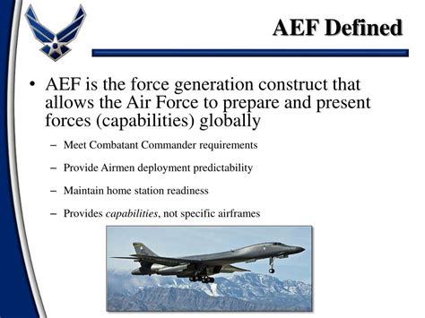 Ppt Air And Space Expeditionary Force Aef Powerpoint Presentation