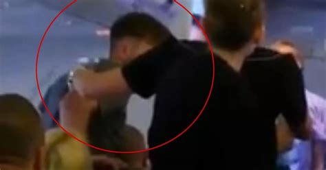 Drunk Passenger Who Forced Ibiza Plane To Make Emergency Landing Filmed Being Kicked Off