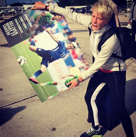 With her outstretched arms celebrating goal after goal, it's fair to say. Megan Rapinoe. (Instagram) | Megan rapinoe, Uswnt soccer ...