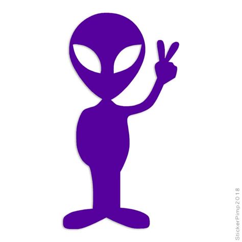 Purple Alien Clipart