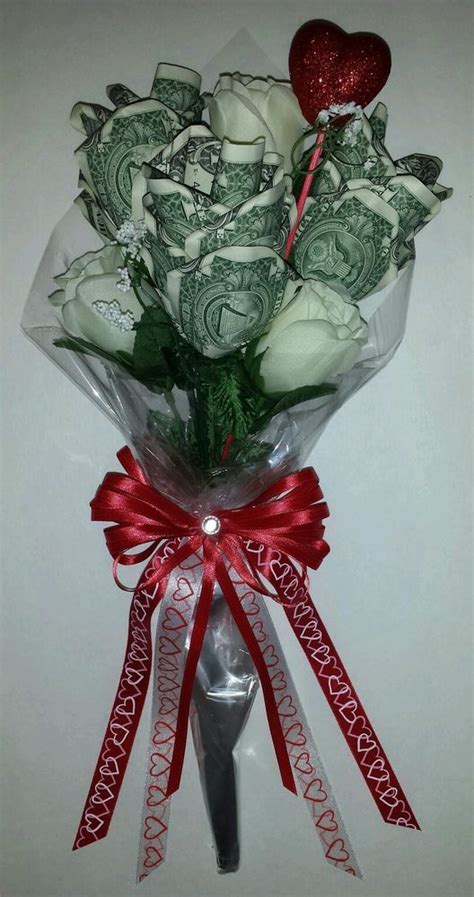 New Handmade Origami Money Rose Bouquet 15 Spendable 1