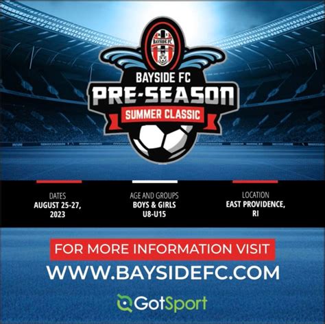 Bayside Fc Pre Season Summer Classic 2023 East Providence August 25
