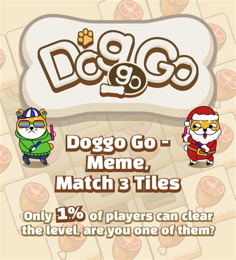 Match 3 Tiles Puzzel Casual Game Doggo Go