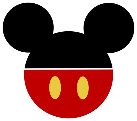 Mickey Mouse Head Silhouette Clipart Free Download On Clipartmag
