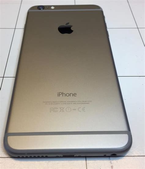 Apple Iphone 6 Plus Unlocked A1524 Gray 128 Gb Lrlv52640 Swappa