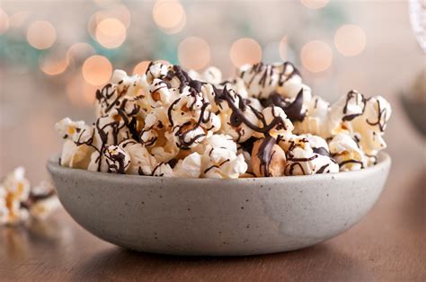 Chocolate Drizzled Popcorn Party Mix — Beth Dunham
