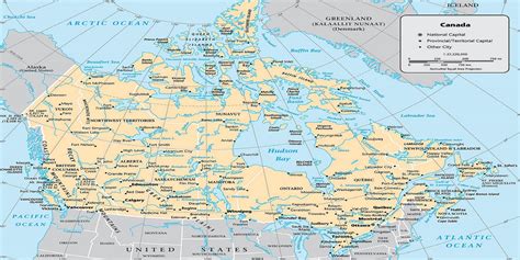 Mapa Do Canadá Mapa Político Cidades Estados E Capitais Para Colorir
