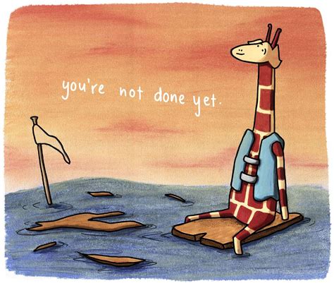 A Drawing Of A Giraffe Sitting On Top Of A Piece Of Wood With The Words