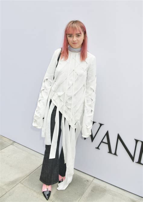 Maisie Williams At The Jw Anderson London Fashion Week Show The Best