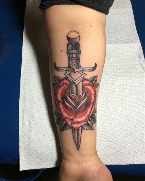 Sword Through Rose Tattoo Tattoos Art Tattoo Cool Tattoos