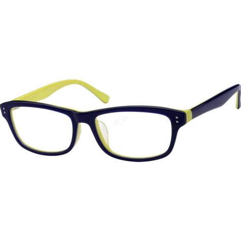 blue rectangle glasses 613416 zenni optical eyeglasses eyeglasses frames for women zenni