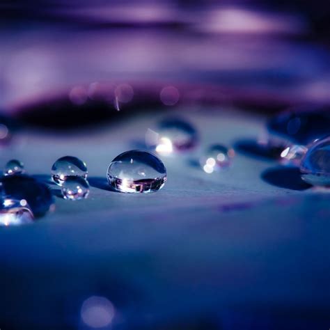 Water Drops Macro Depth Of Field Ipad Air Wallpapers Free Download